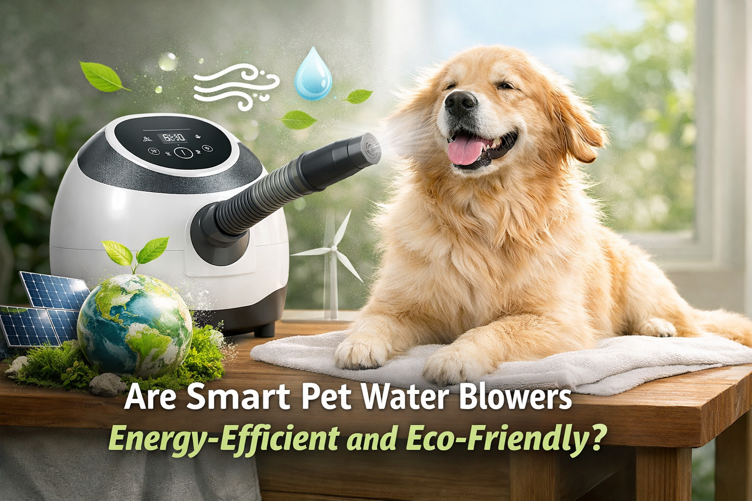 Smart Pet Water Blower 